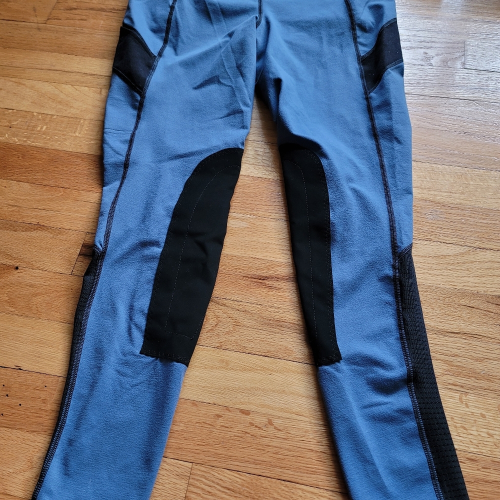 Blue Kerrits Knee Patch Riding Tights Size M